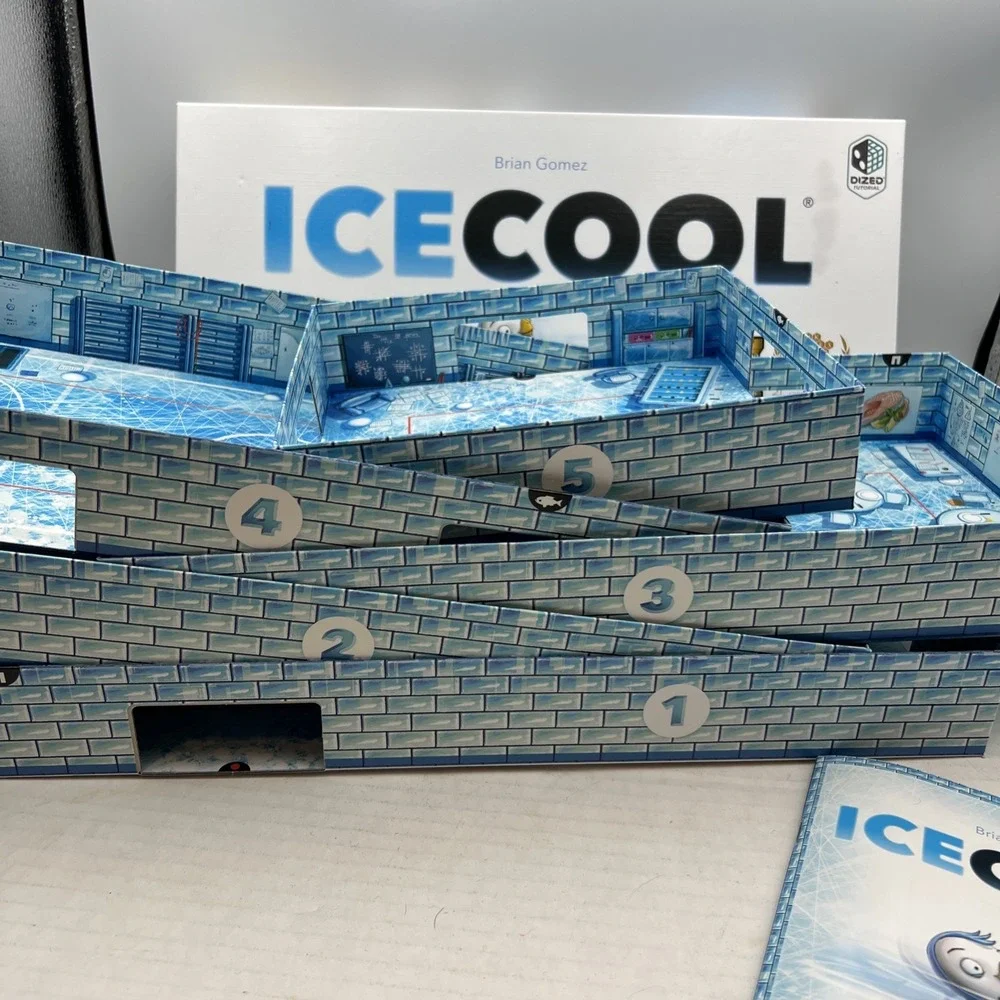 Ice Cool Family Board Game Brain Games 2016 Award Winning Penguins 100% Complete